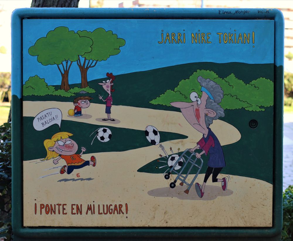 Educational street art, Bilbao